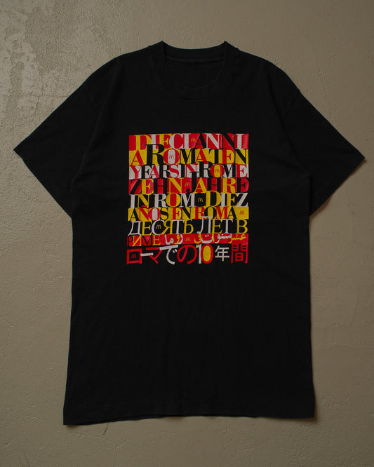 1995 McDonalds „Ten Years in Rome“ T-shirt - M