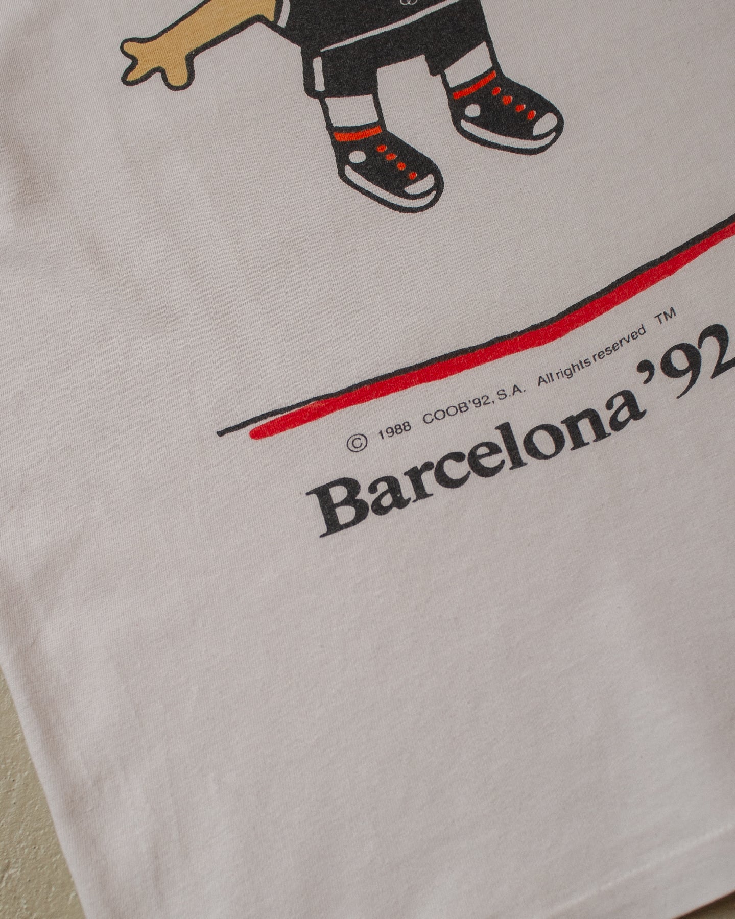 1992 Olympic Games Barcelona Basketball T-shirt white - M