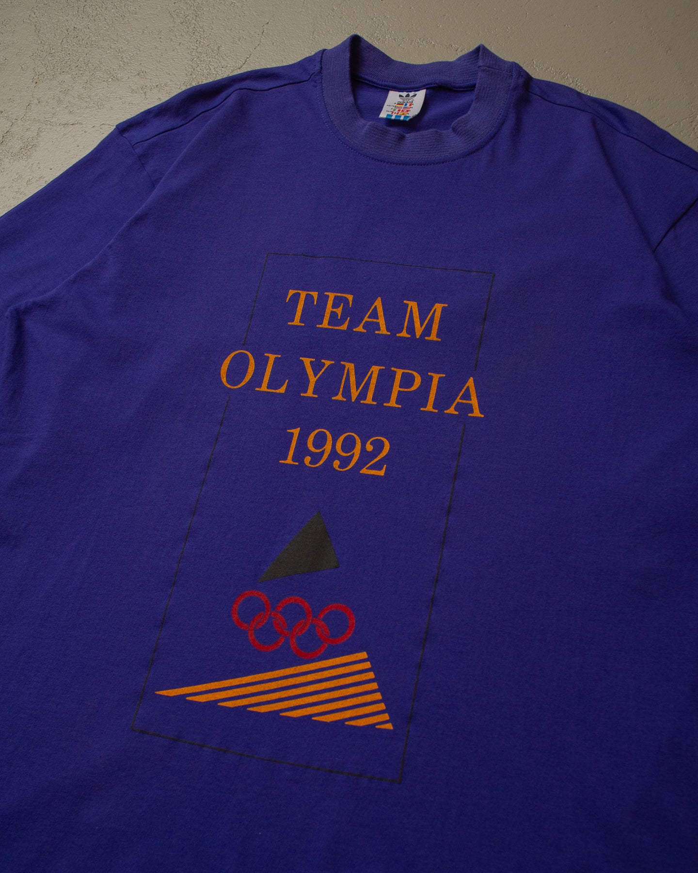 1992 Adidas Team Olympia T-shirt purple - L/XL