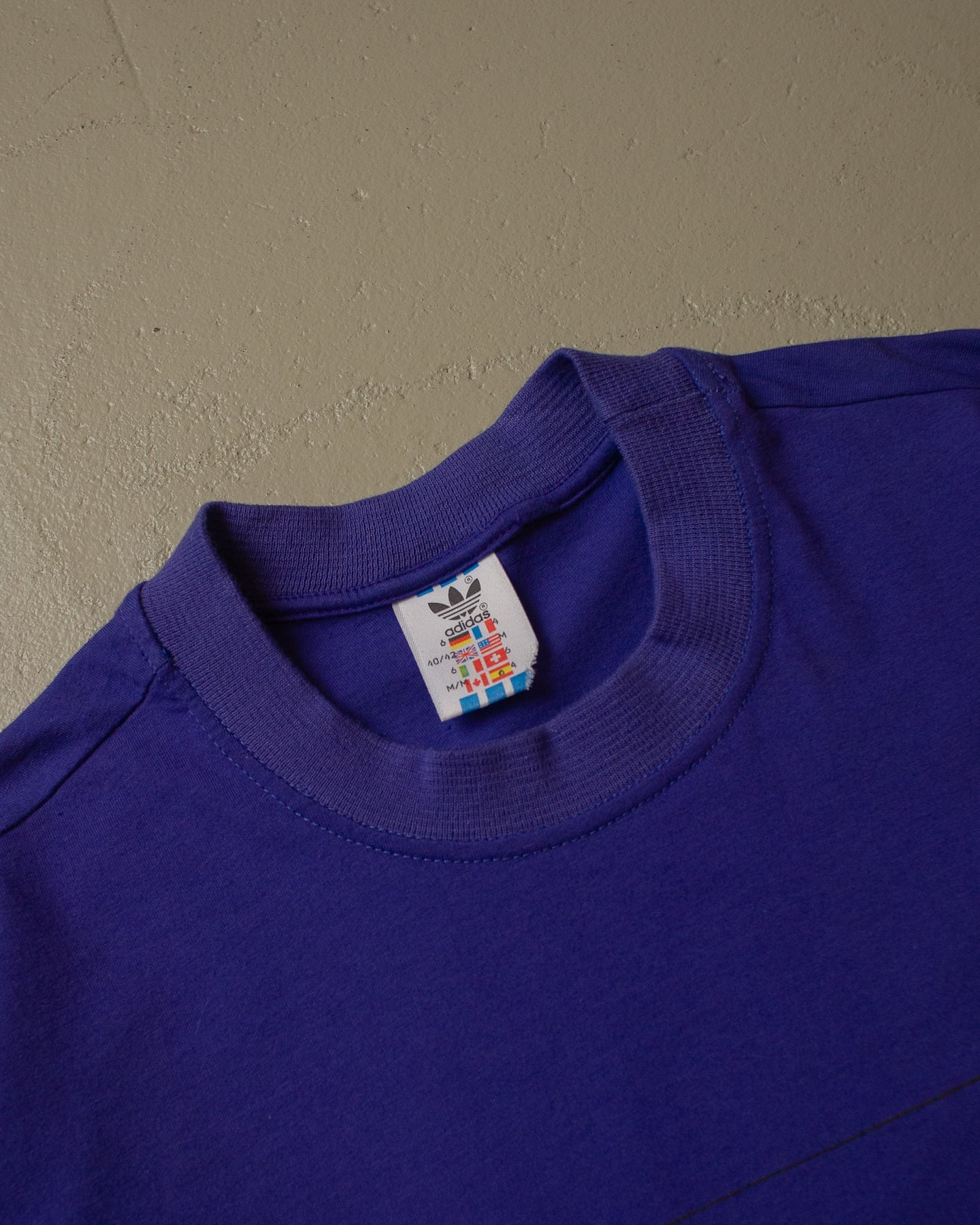 1992 Adidas Team Olympia T-shirt purple - L/XL