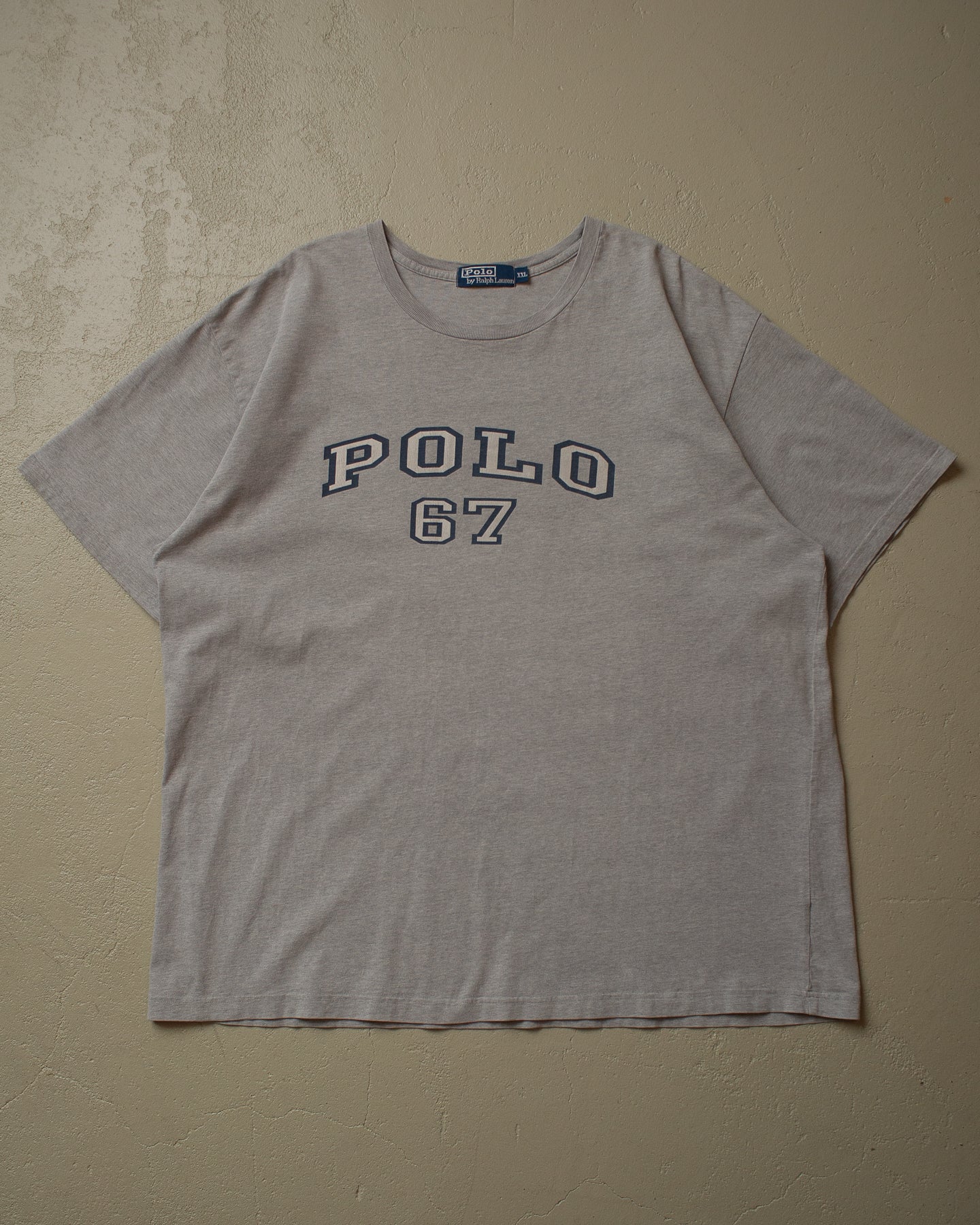 90s Polo Ralph Lauren 67 T-shirt grey - XXL