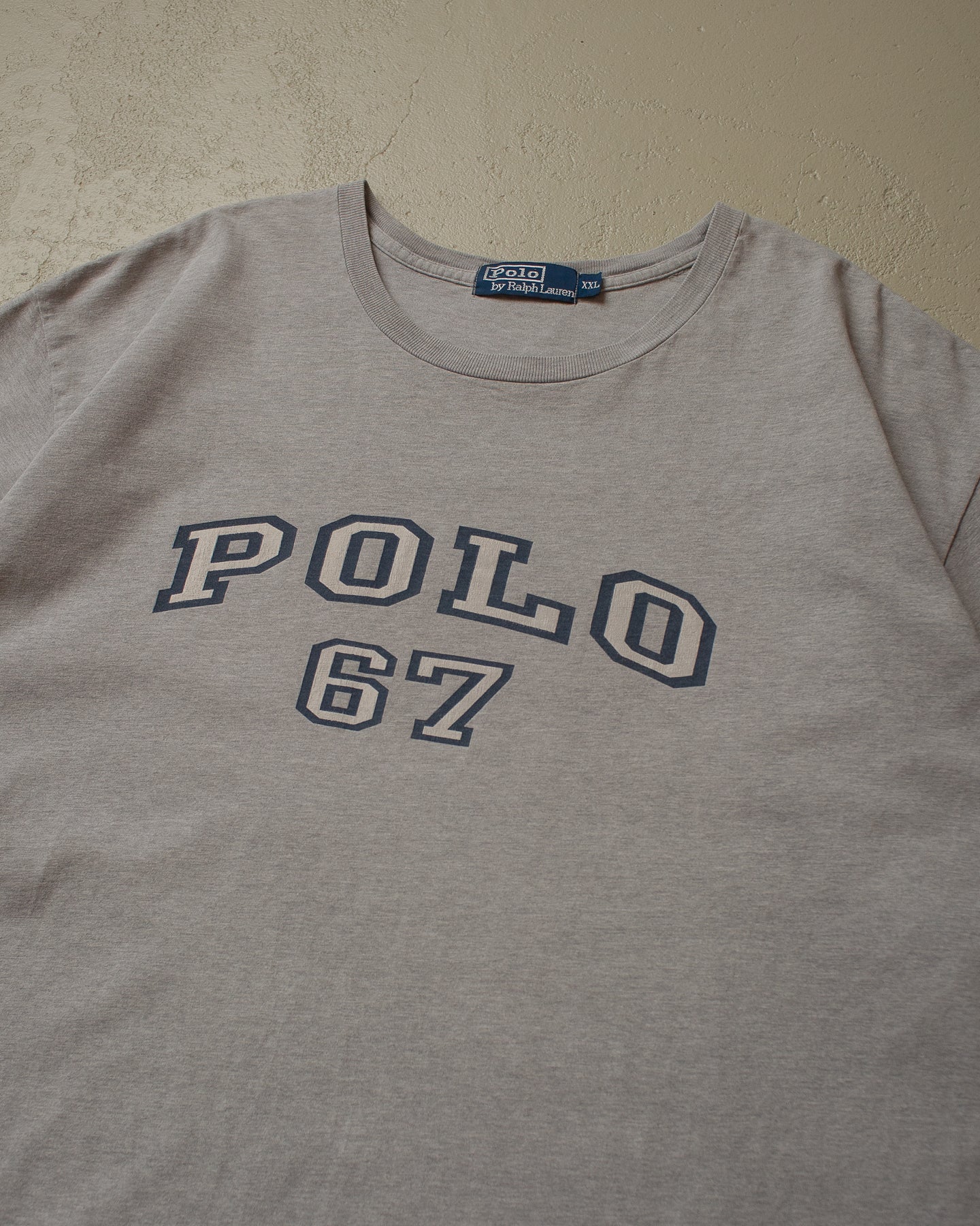 90s Polo Ralph Lauren 67 T-shirt grey - XXL