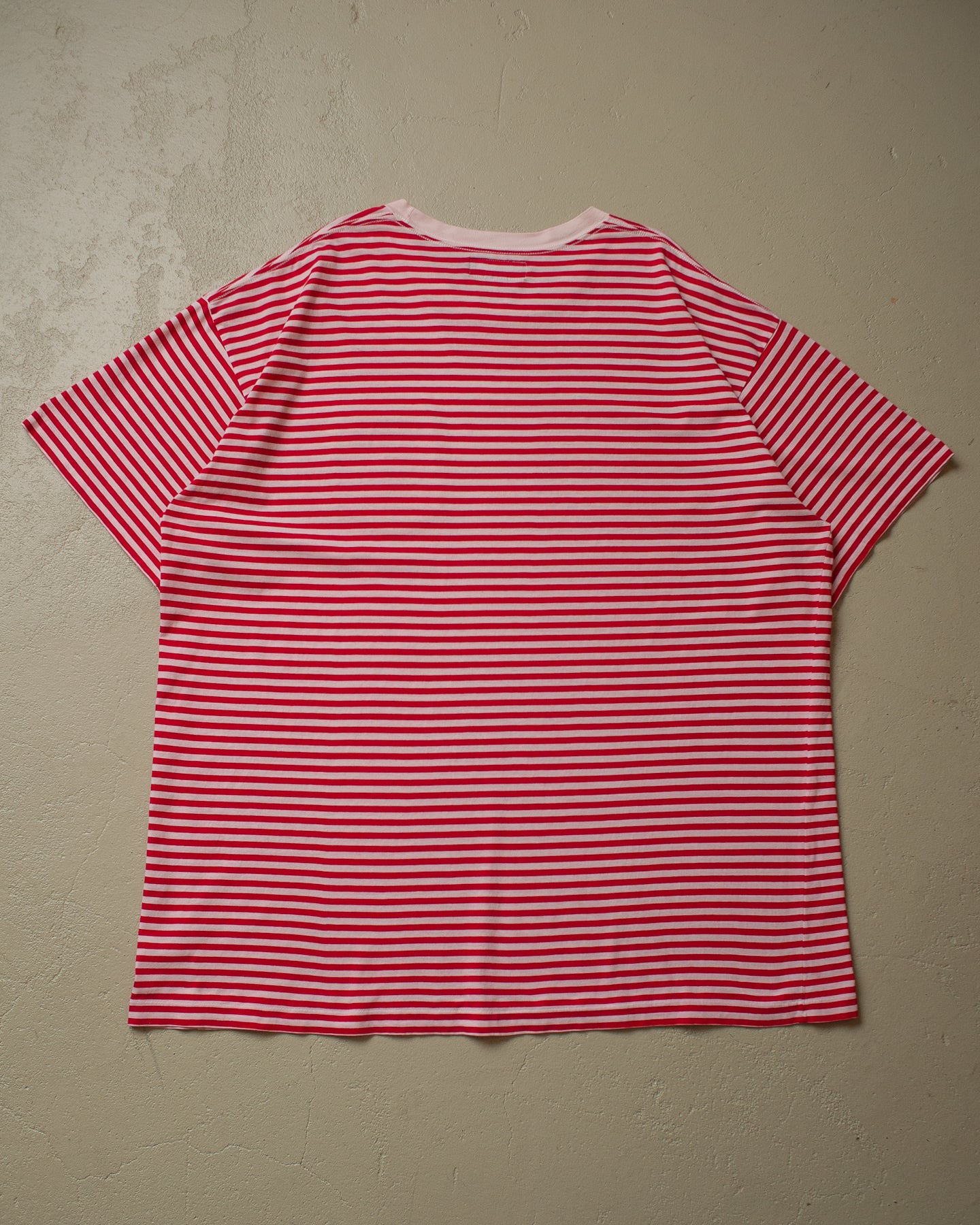 90s Polo Ralph Lauren striped Pocket T-shirt red - XXL/XXXL