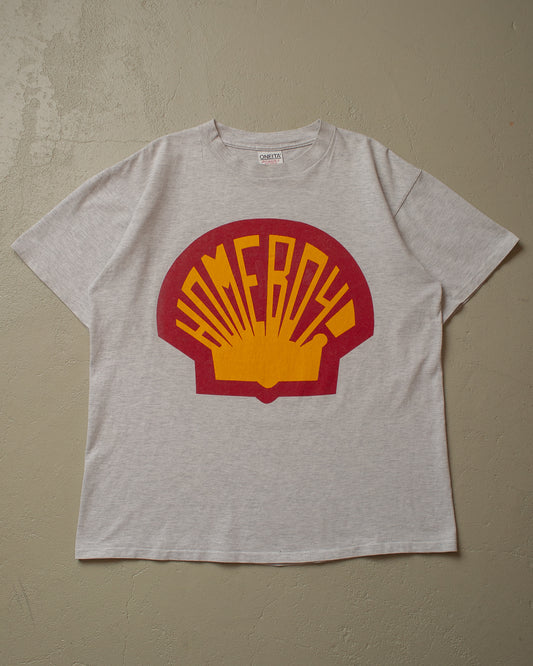 Late 80s/90s Homeboy Logo Flip T-short grey - L