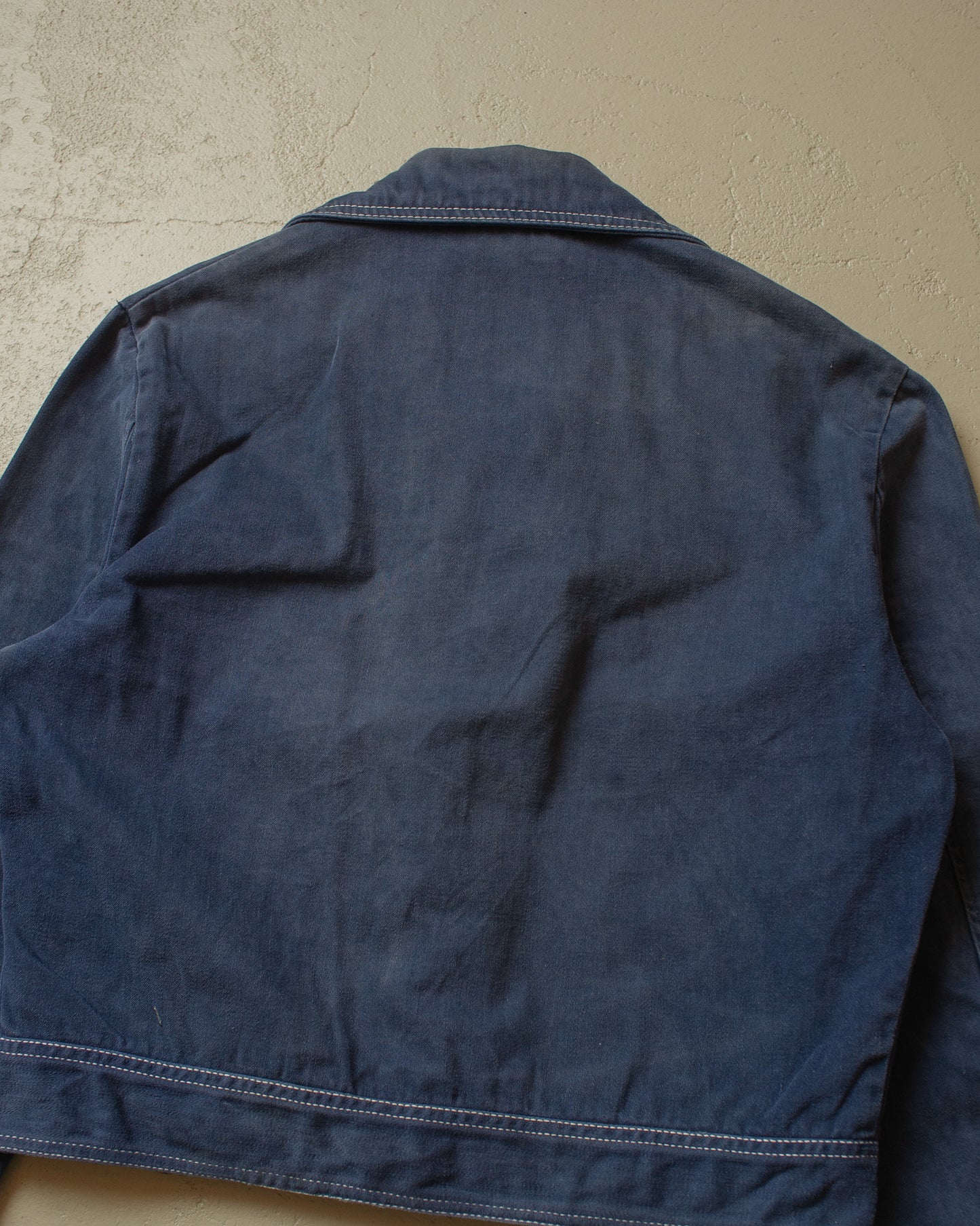 1970s Campus Denim Jacket faded navyblue - M