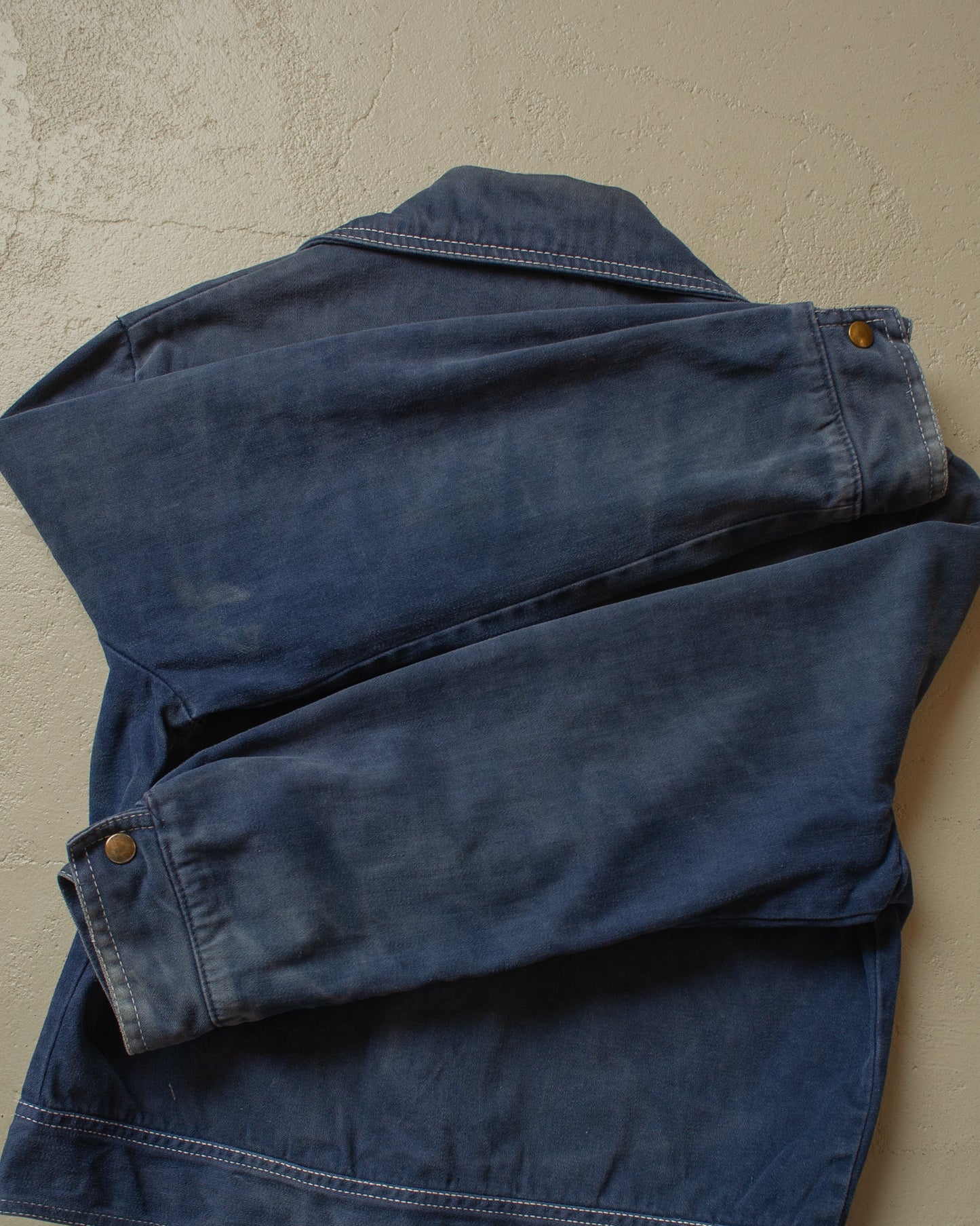 1970s Campus Denim Jacket faded navyblue - M