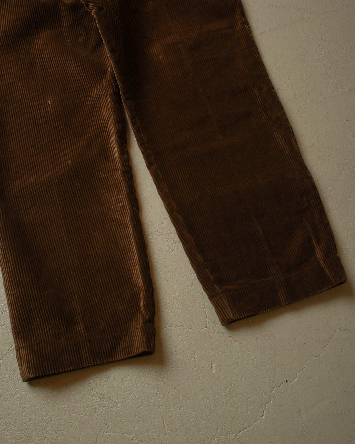1930s "Au Fusil" French Corduroy Workwear Pants brown - W36 L29