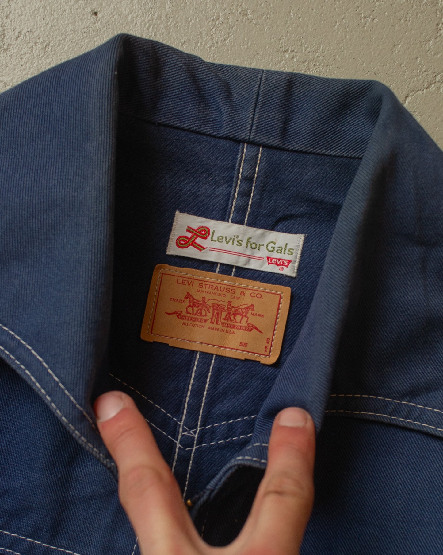 1960s/70s Womens Levi´s Denim Jacket blue - S