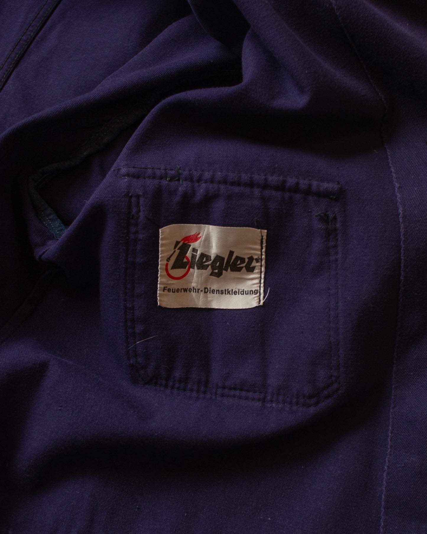 1970s/80s German Fire Department Work Jacket navyblue - M/L