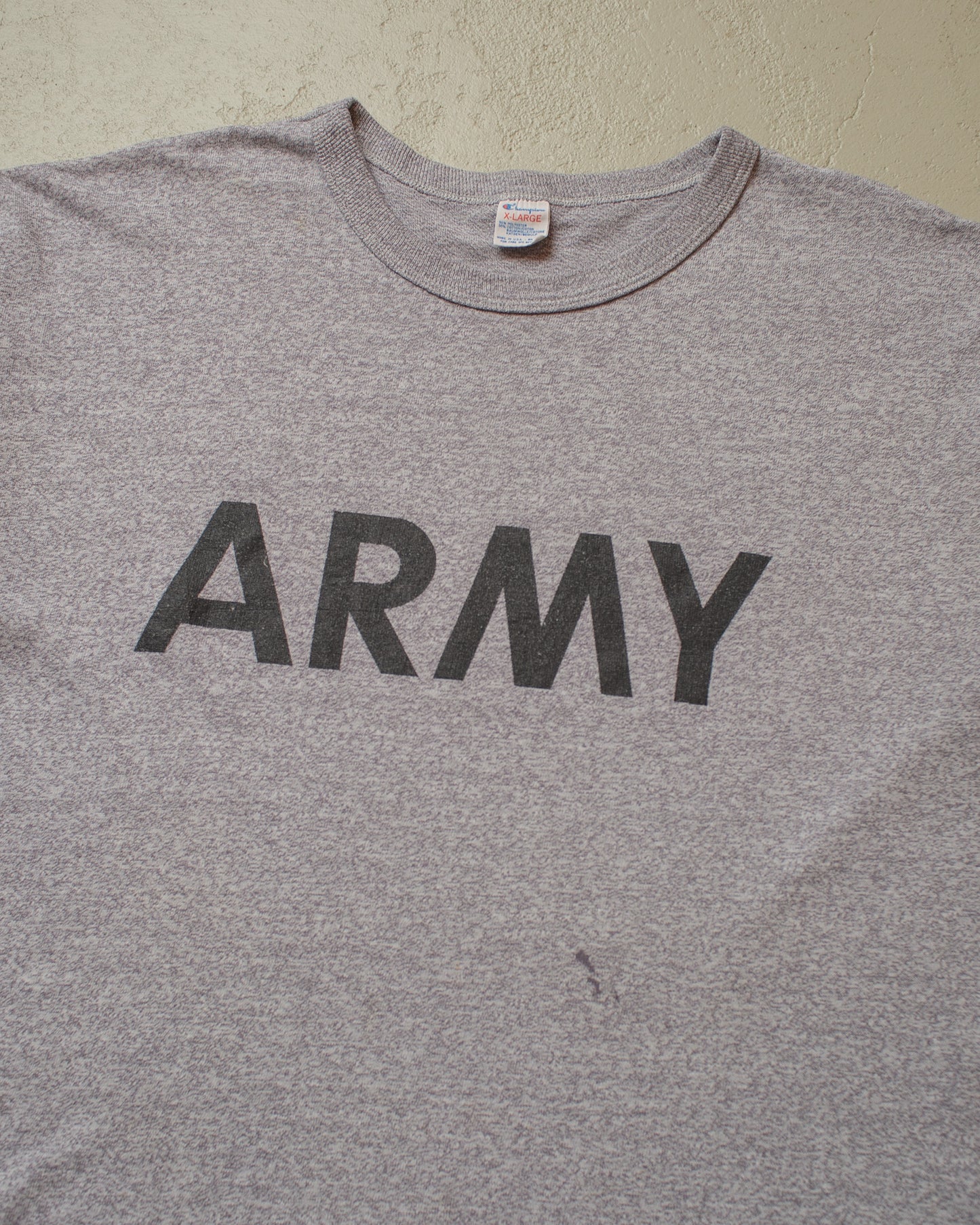 1980s Champion US Army T-shirt grey - XL/XXL