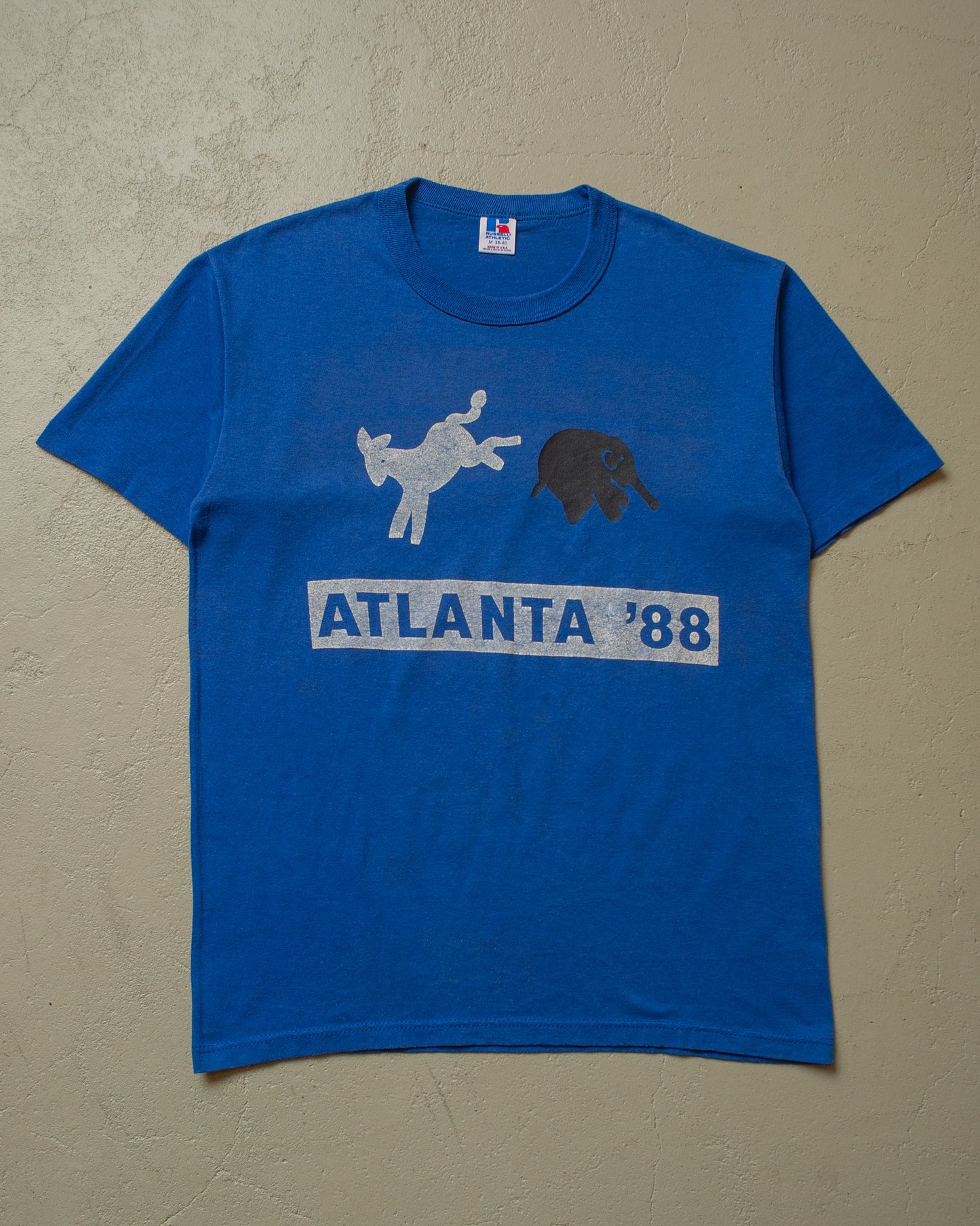 1988 Atlanta T-shirt blue - M