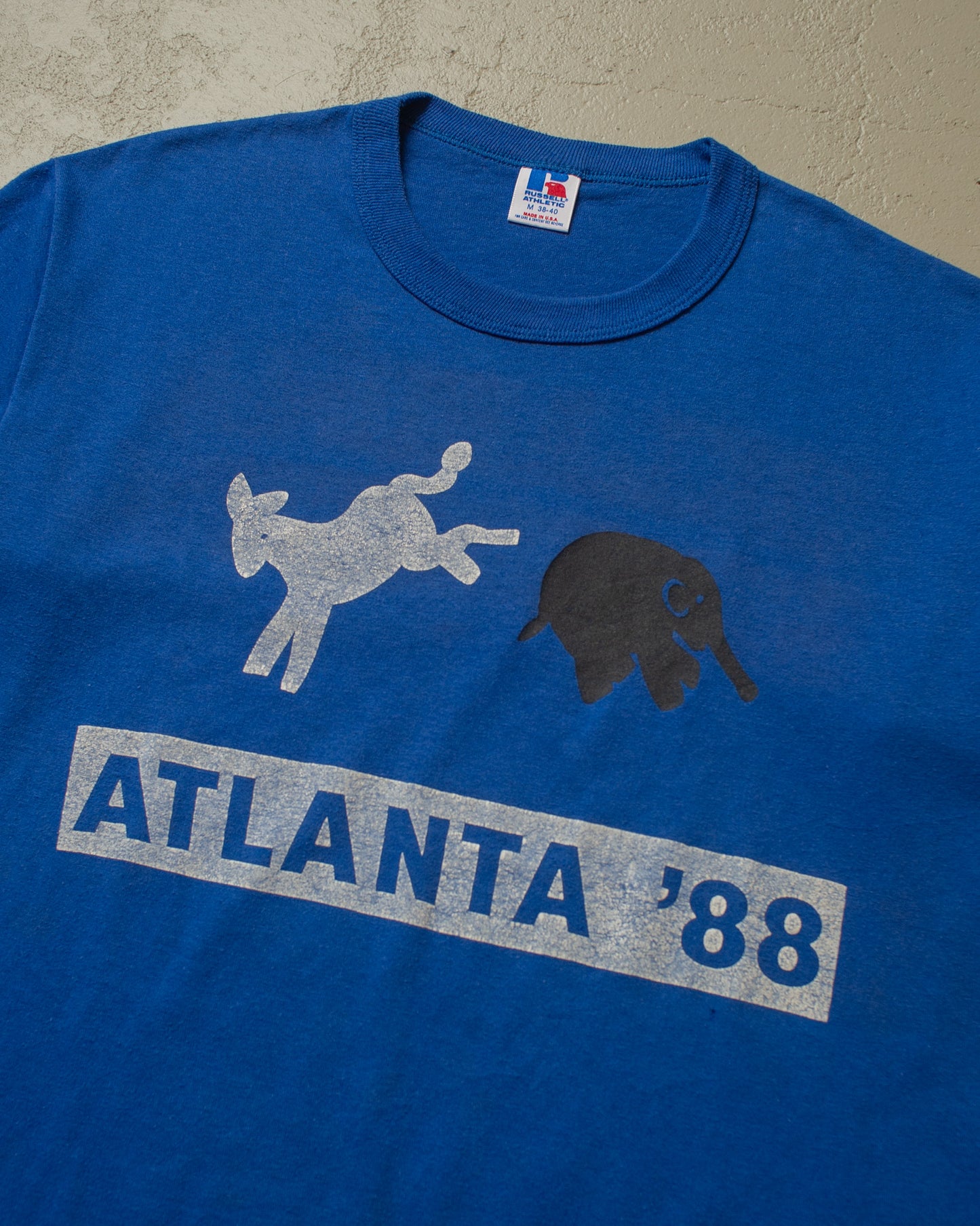 1988 Atlanta T-shirt blue - M