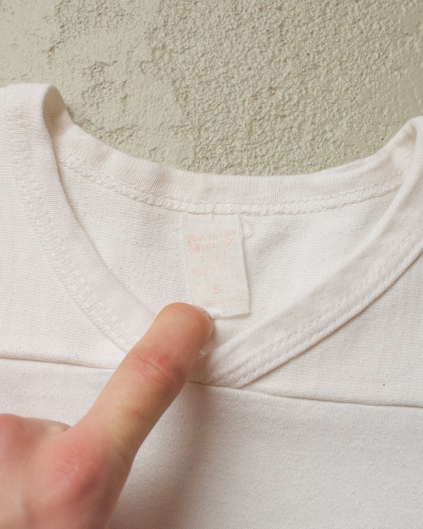 1970s/80s Hockey School Jersey white - XS/S