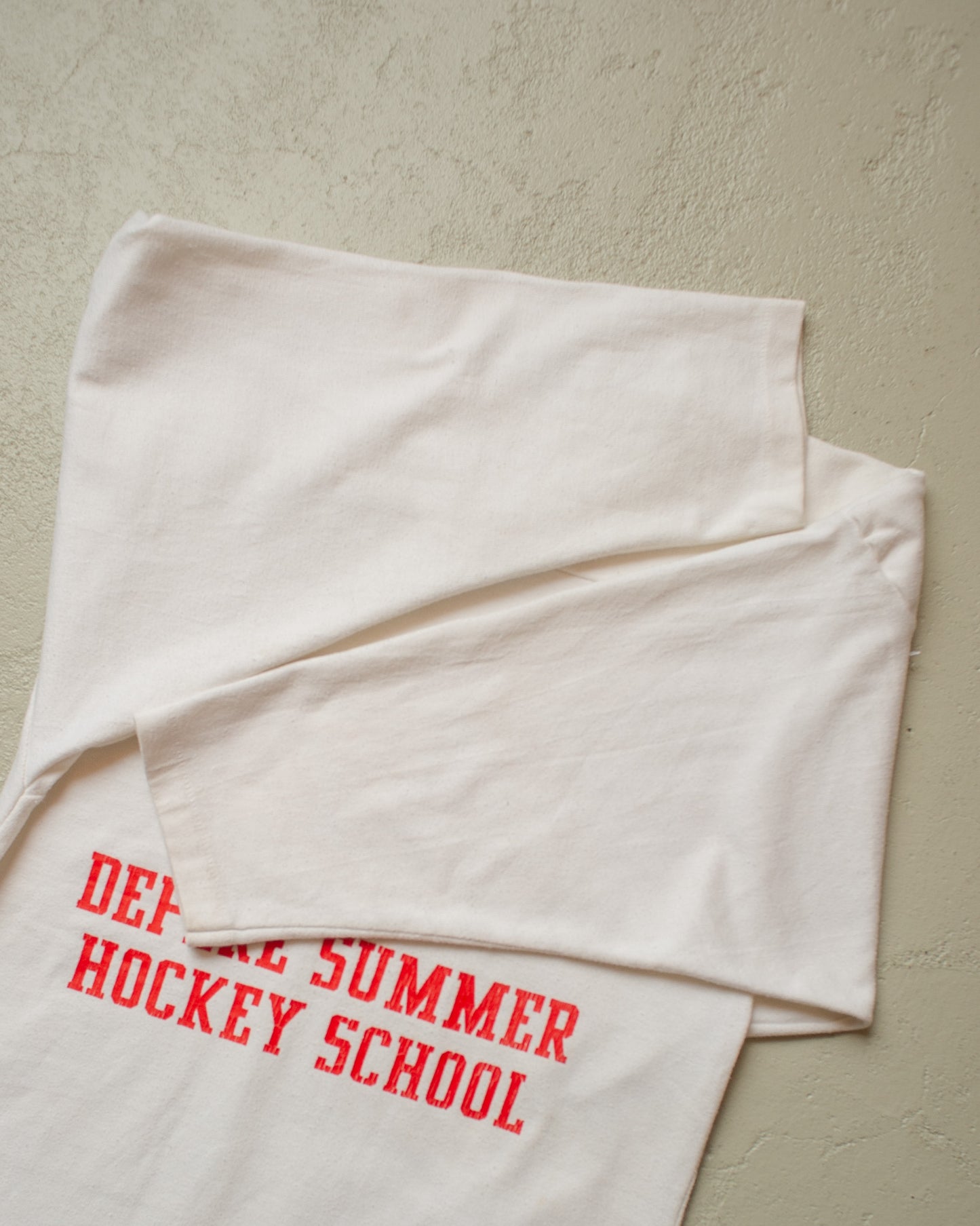 1970s/80s Hockey School Jersey white - XS/S