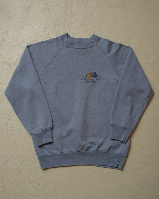 1970s/80s Fruit of the Loom Sweatshirt blue - XS/S