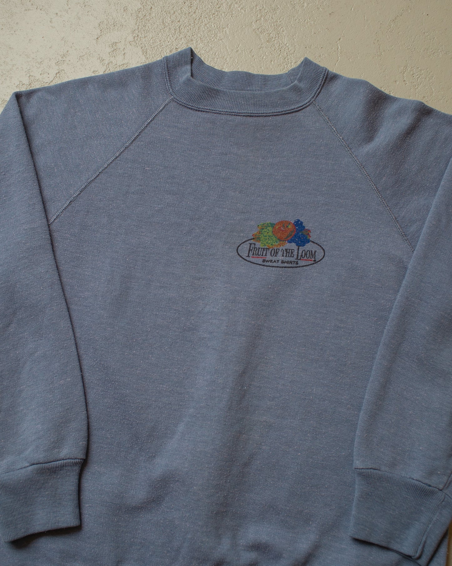1970s/80s Fruit of the Loom Sweatshirt blue - XS/S