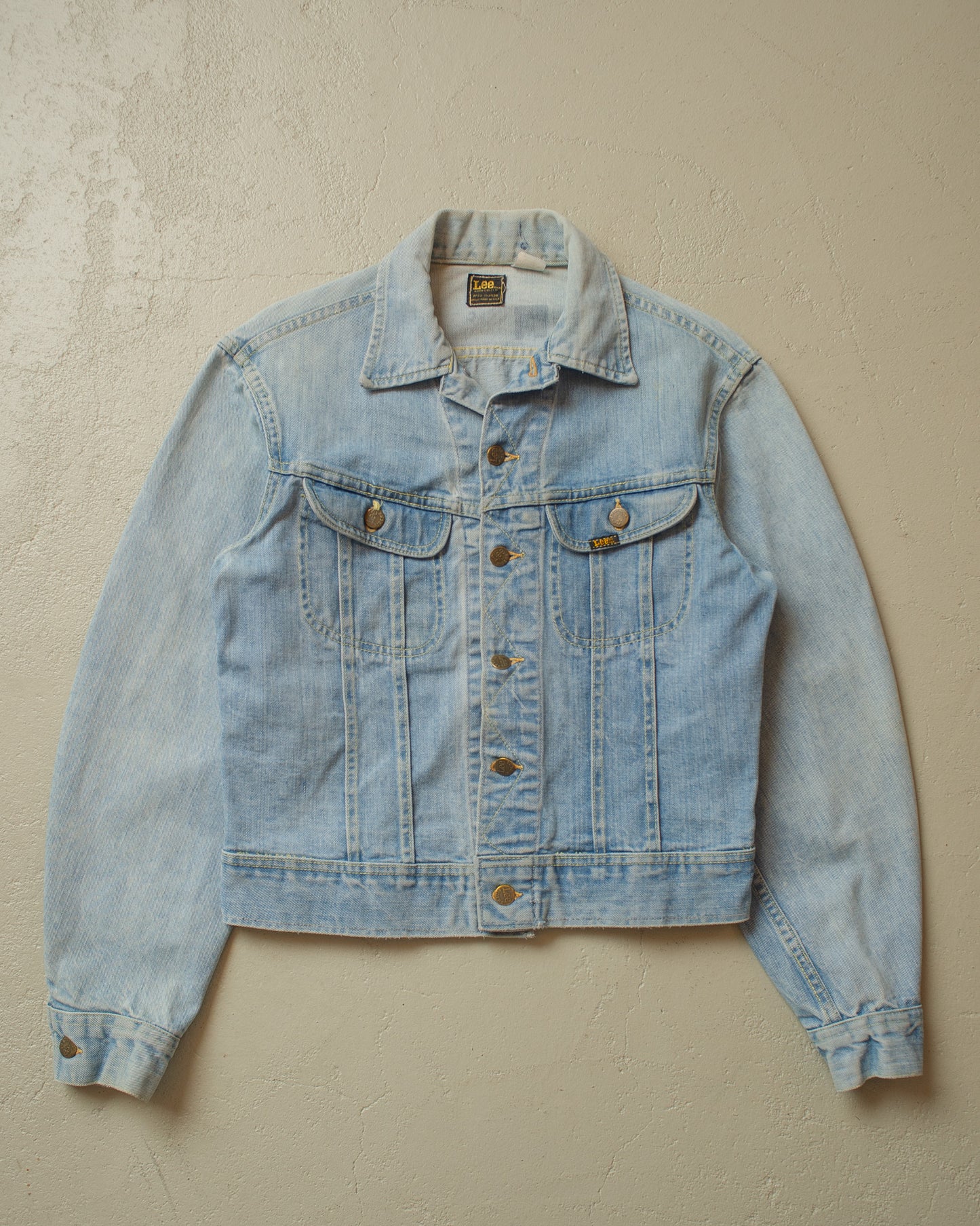 1970s Lee light washed Denim Jacket blue - S/M