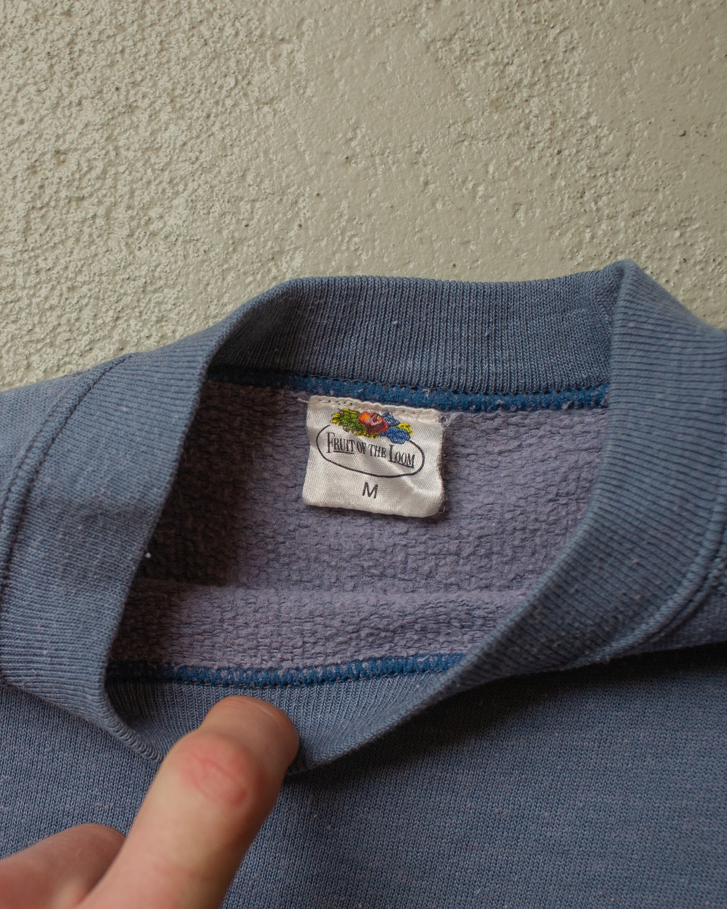 1970s/80s Fruit of the Loom Sweatshirt blue - XS/S