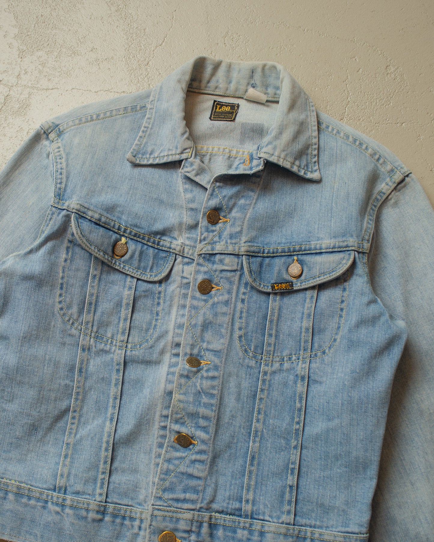 1970s Lee light washed Denim Jacket blue - S/M