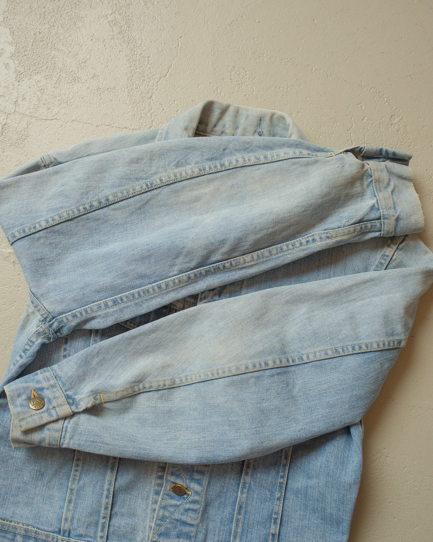 1970s Lee light washed Denim Jacket blue - S/M