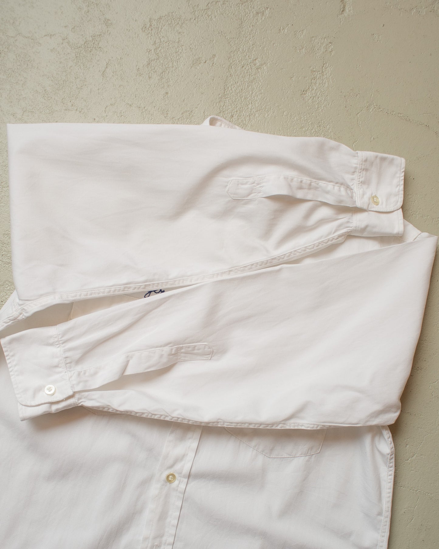 1960s/70s "Drollinger" Work Shirt white - M