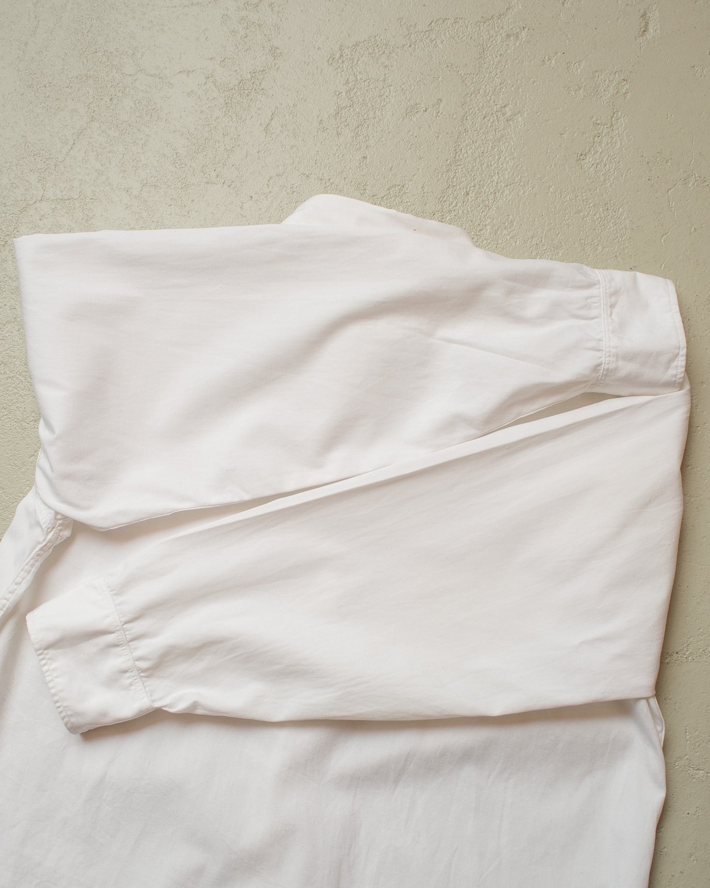 1960s/70s "Drollinger" Work Shirt white - M