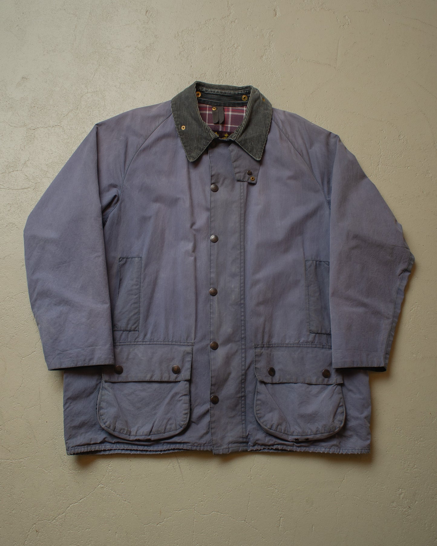 1990s Barbour Beaufort Wax Jacket lilac - L