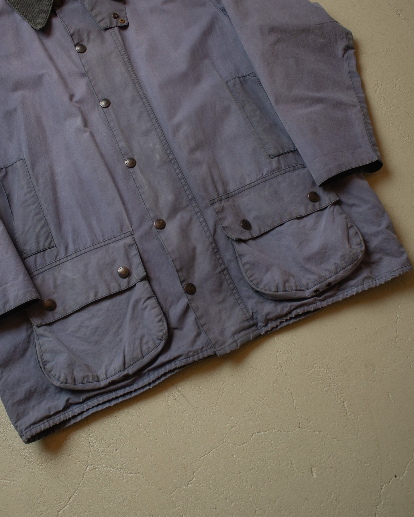 1990s Barbour Beaufort Wax Jacket lilac - L