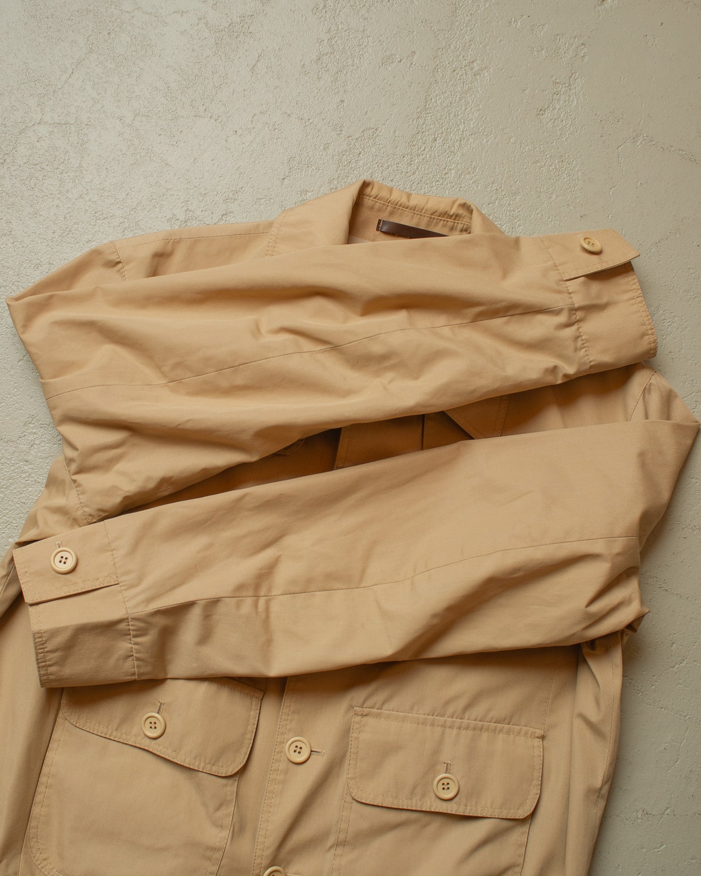 1970s McGregor light Bomber Jacket beige - L/XL