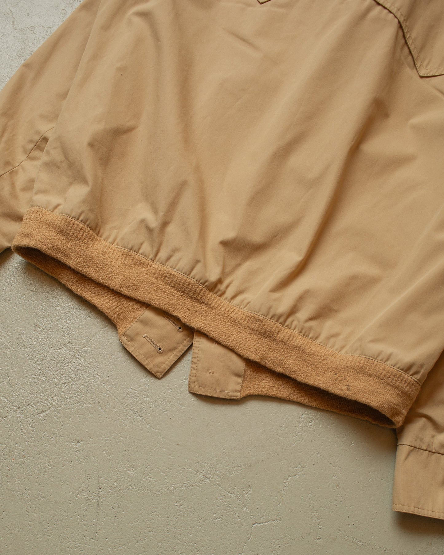 1970s McGregor light Bomber Jacket beige - L/XL