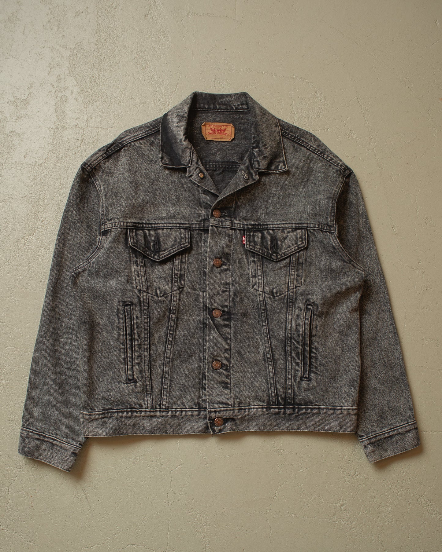 1980s Levis Type 3 Denim Jacket black - L