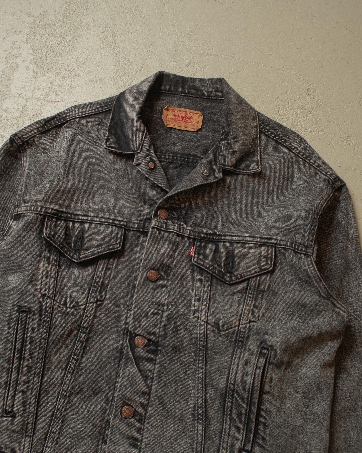 1980s Levis Type 3 Denim Jacket black - L