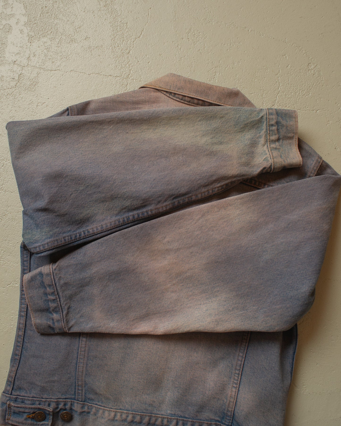 1980s Levis crazy Faded Type 3 Denim Jacket blue - S/M
