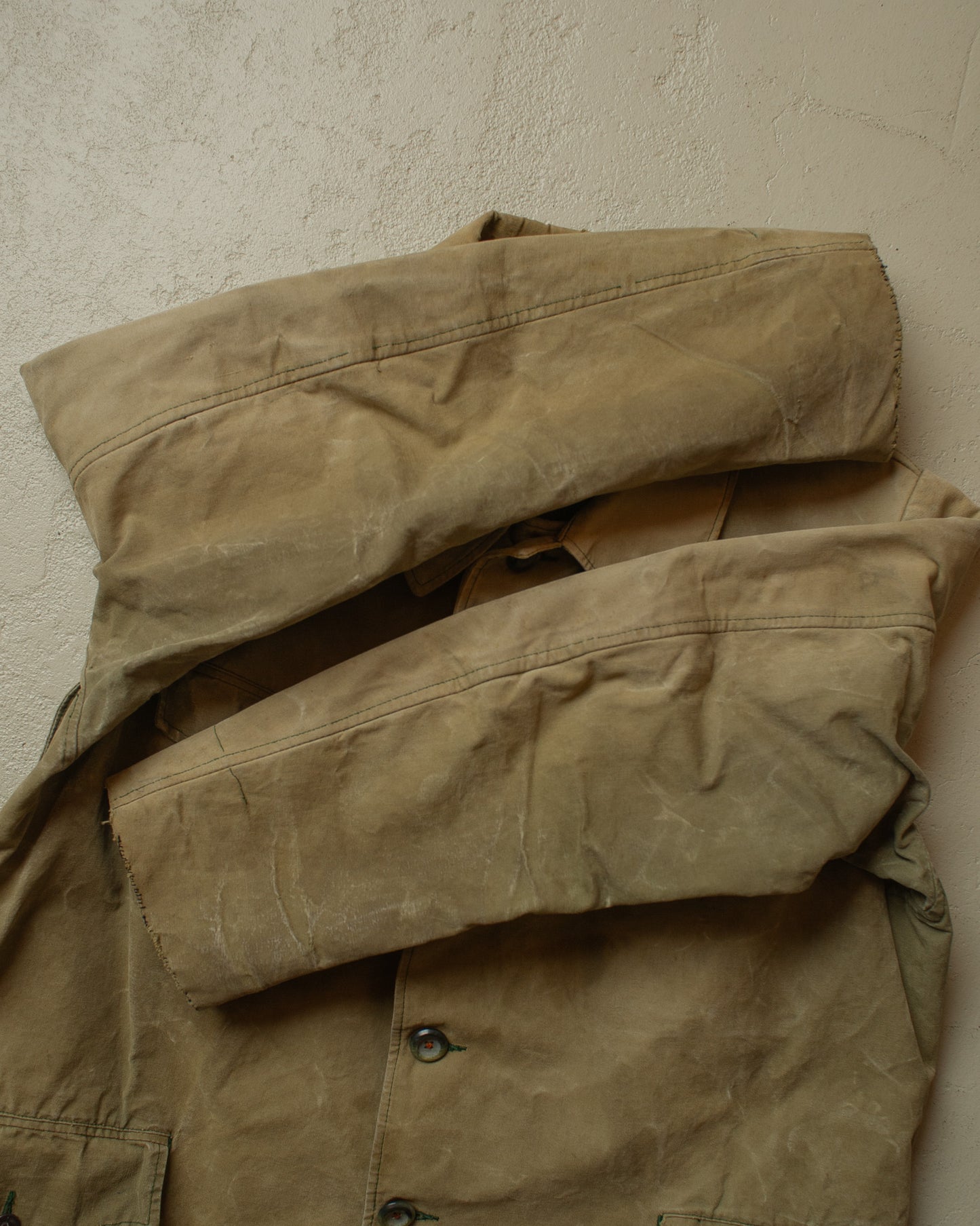 1930s/40s "La Favorite" French Hunting Jacket beige - L