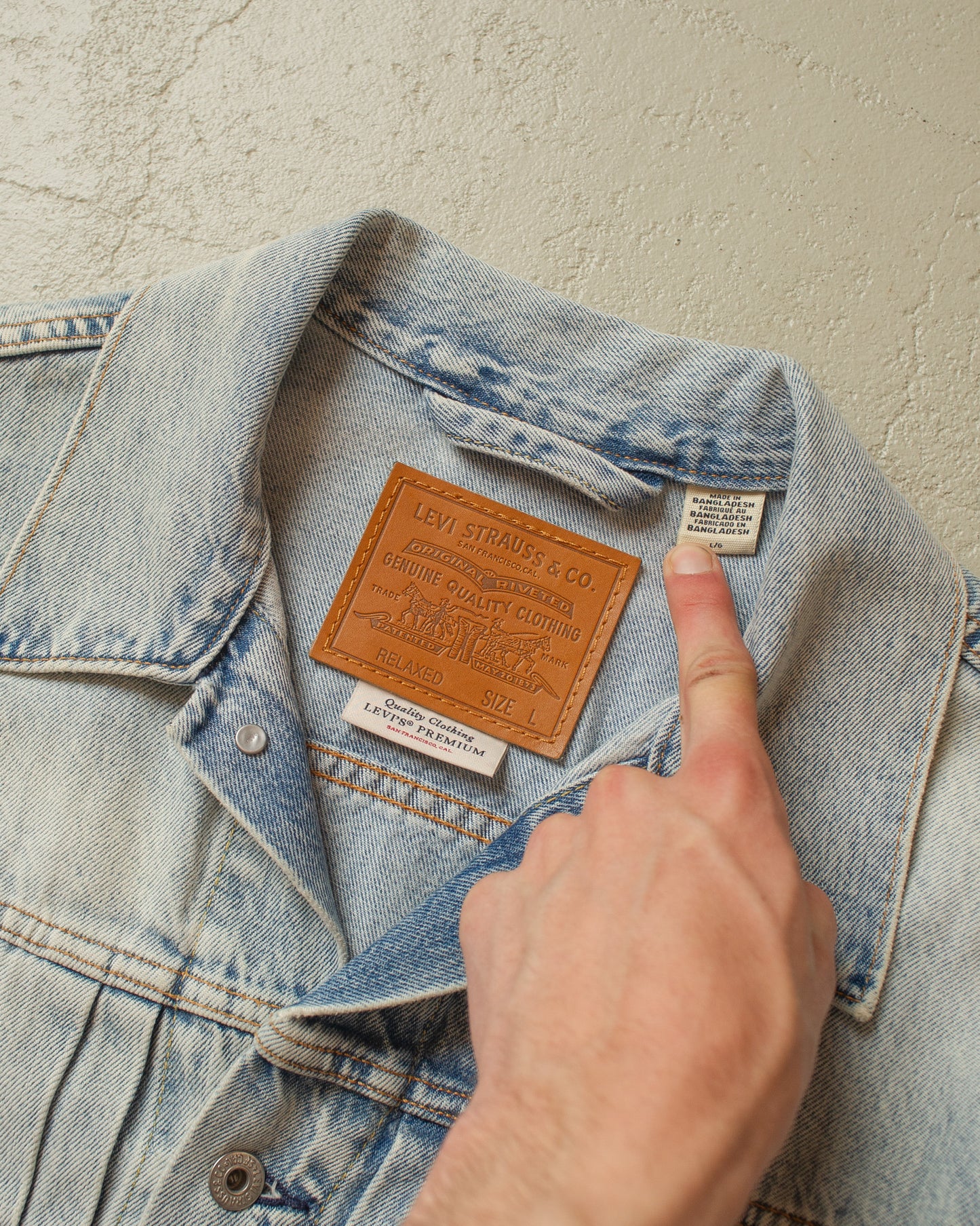 Levis Type 1 LVC Denim Jacket blue - L