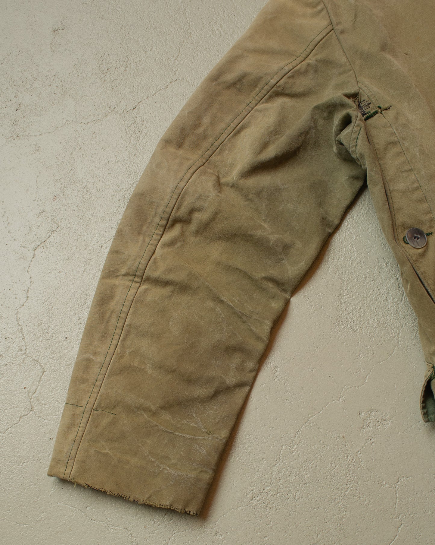1930s/40s "La Favorite" French Hunting Jacket beige - L
