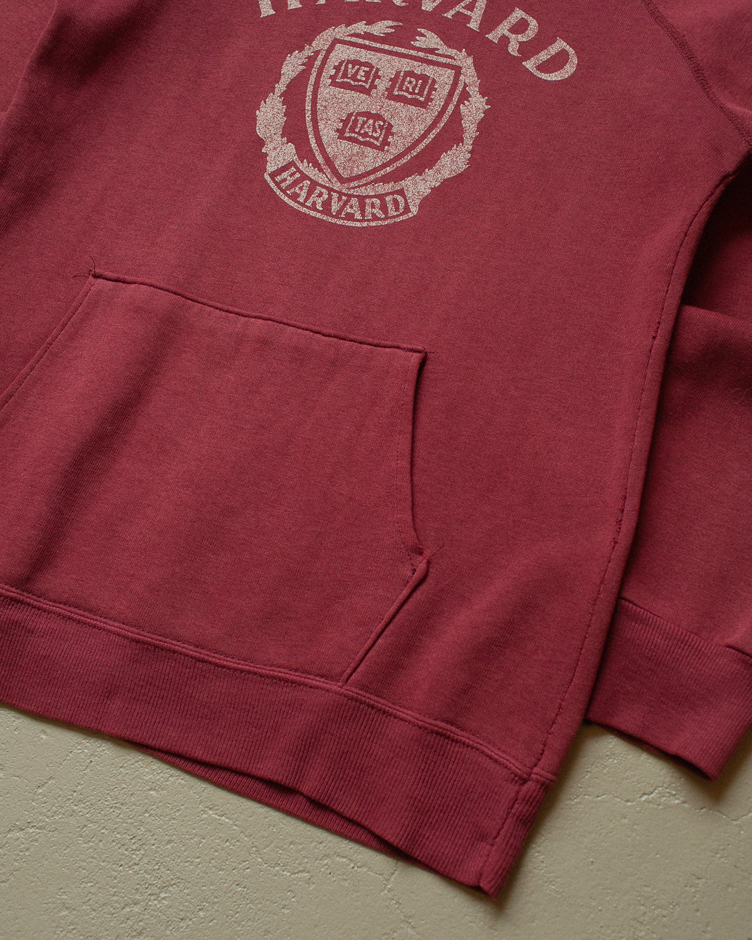 80s Champion Harvard Hoodie burgundy - S