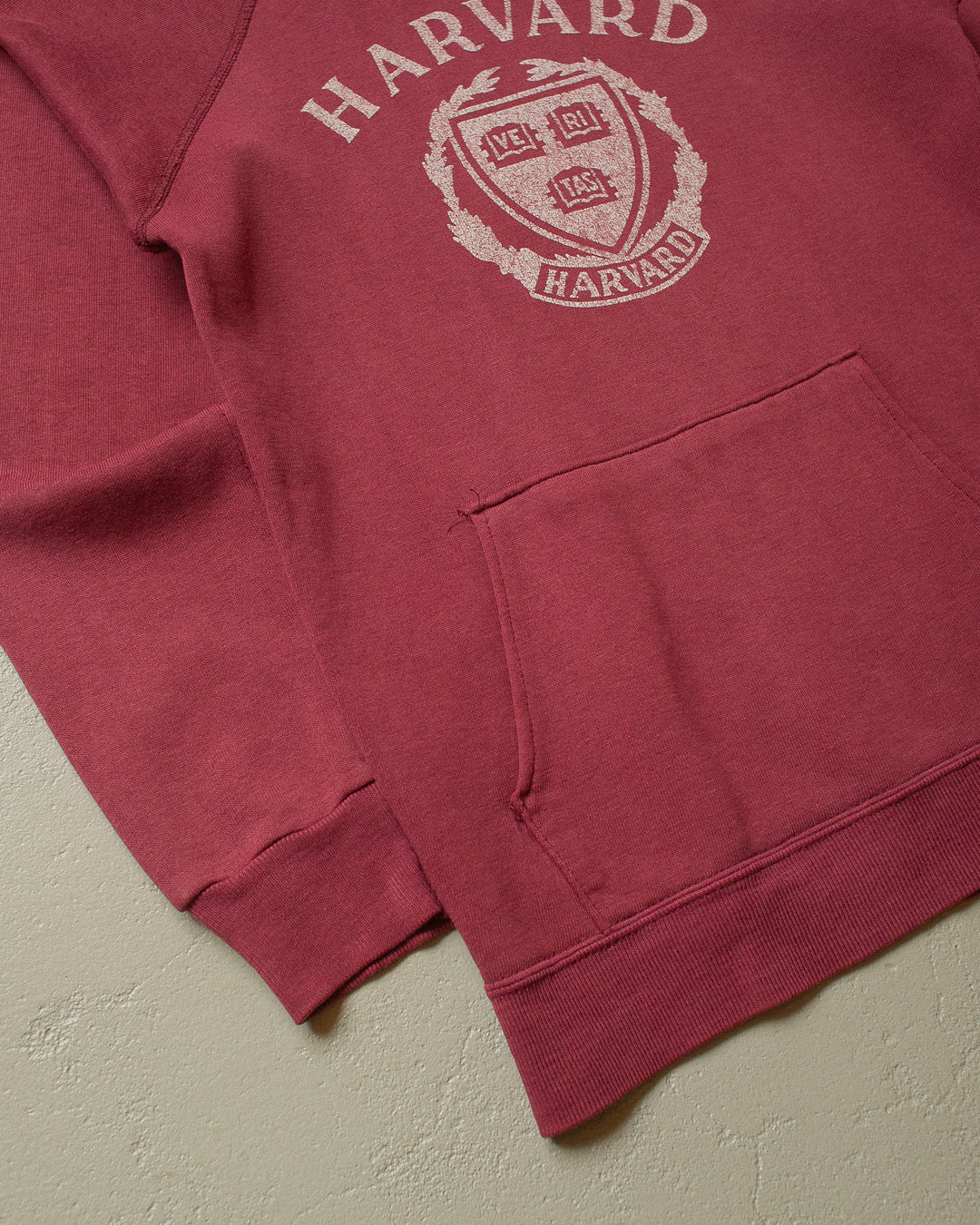 80s Champion Harvard Hoodie burgundy - S