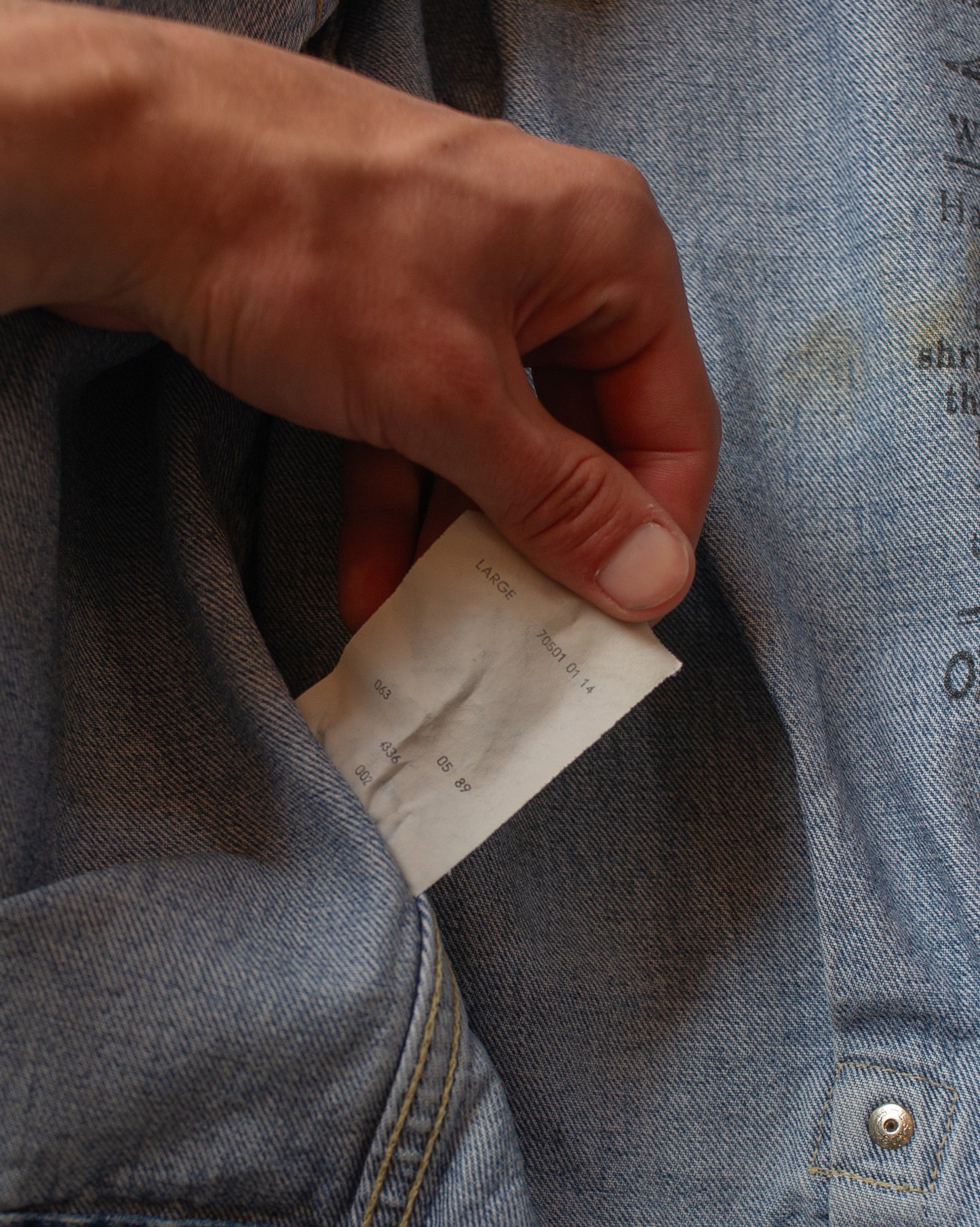 1989 Levi´s Type 1 Denim Jacket blue - M/L