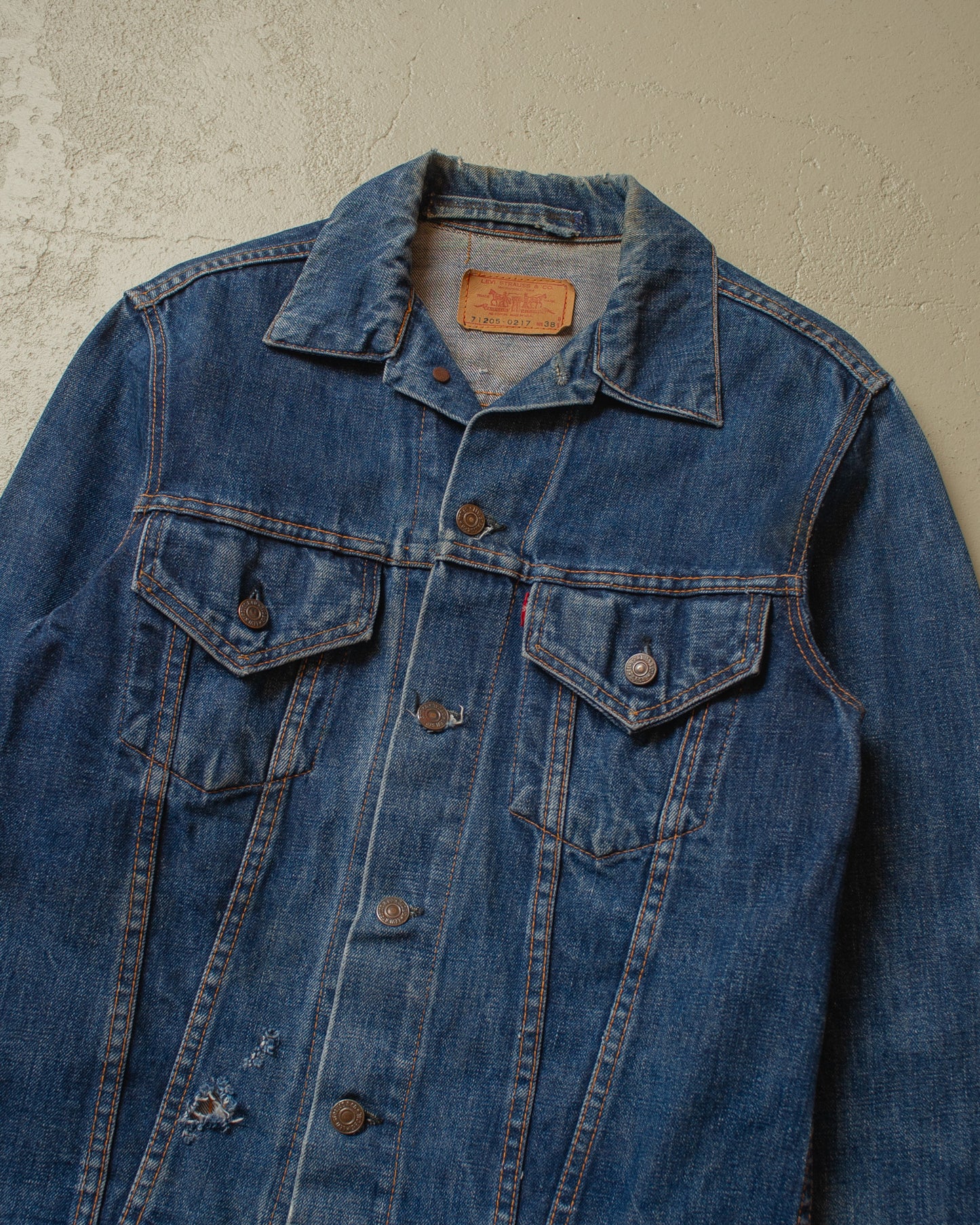 1960s/70s Levi´s Big E Type 3 Denim Jacket blue - S