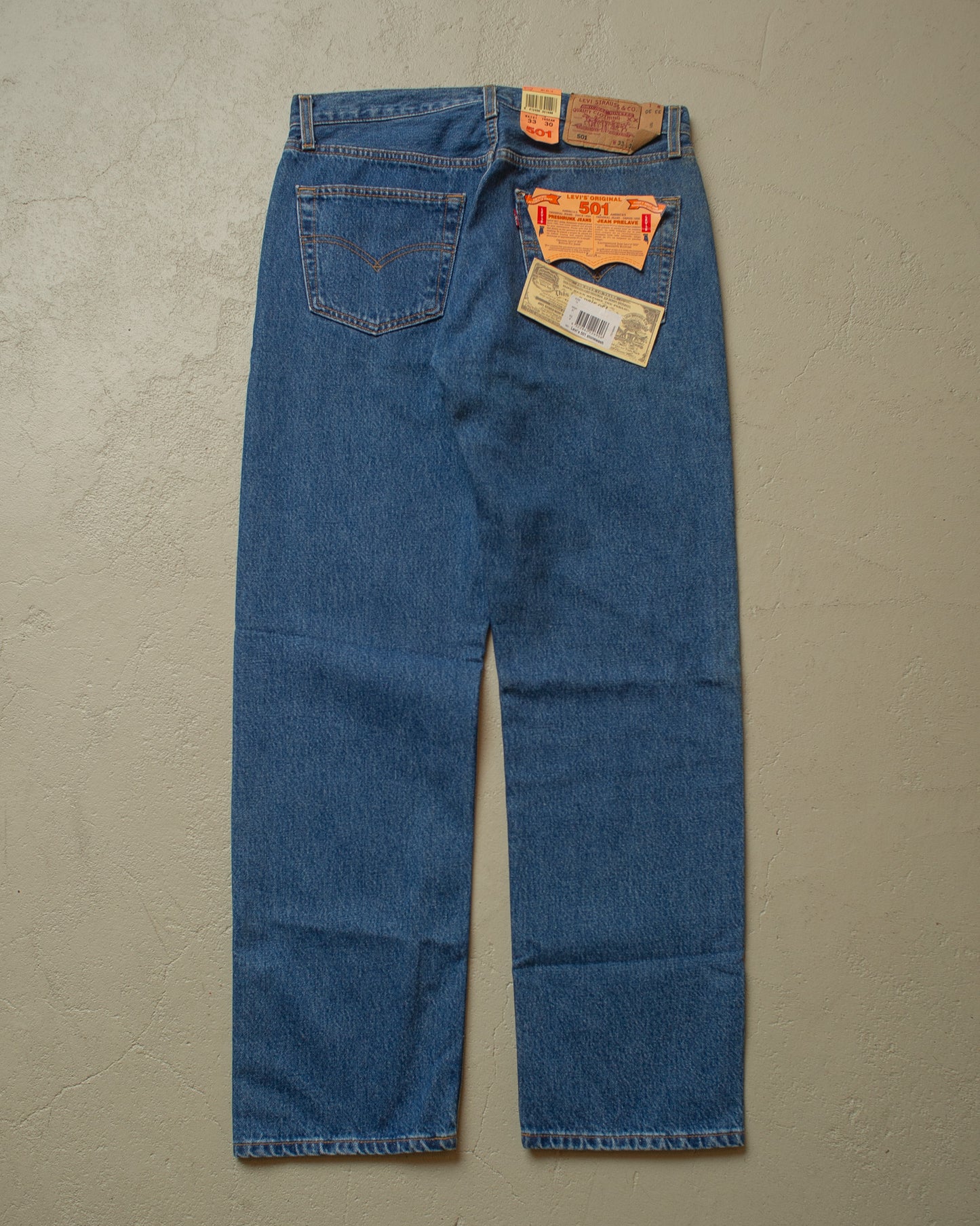 2001 Deadstock Levi´s 501 Stone washed Jeans - W32 L30