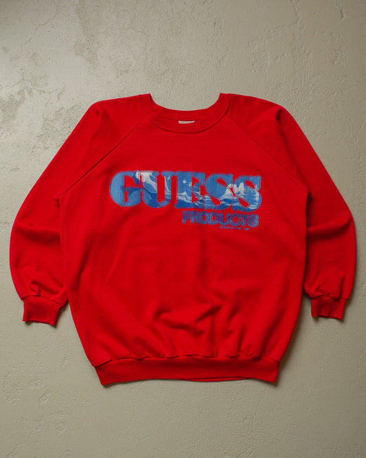 1987 Guess Sweatshirt red - M