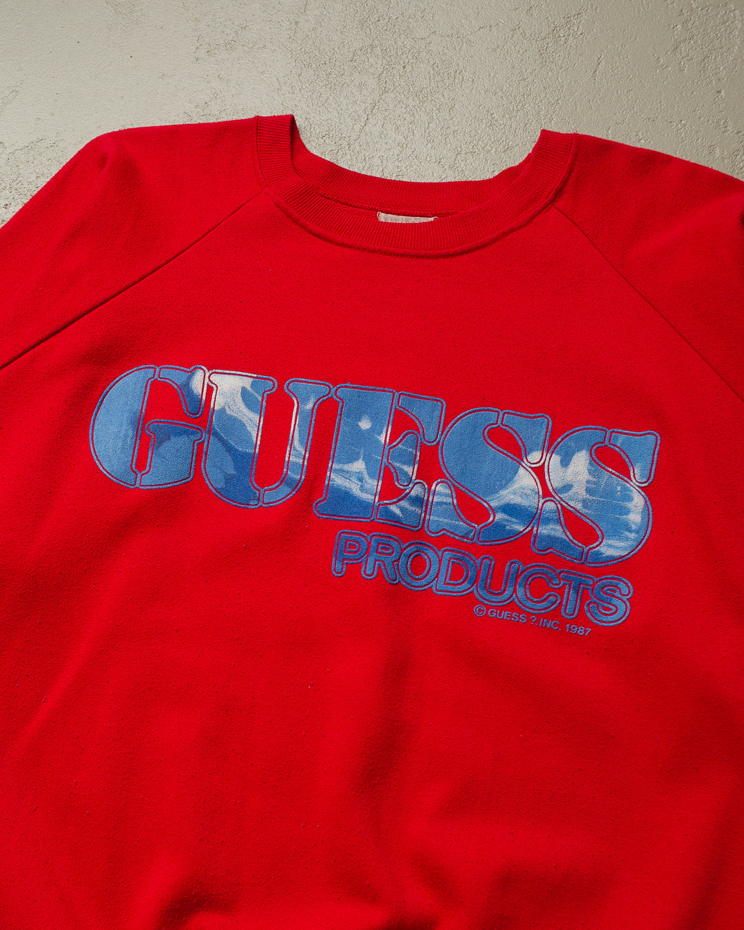 1987 Guess Sweatshirt red - M