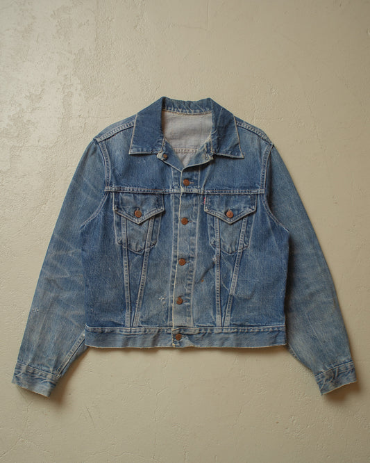 1960s/70s Levi´s Big E Type 3 Denim Jacket blue - M/L