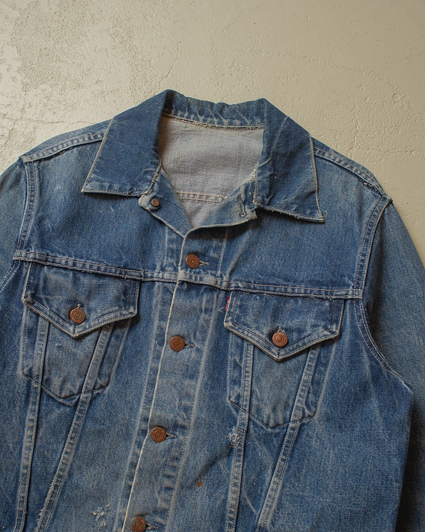 1960s/70s Levi´s Big E Type 3 Denim Jacket blue - M/L