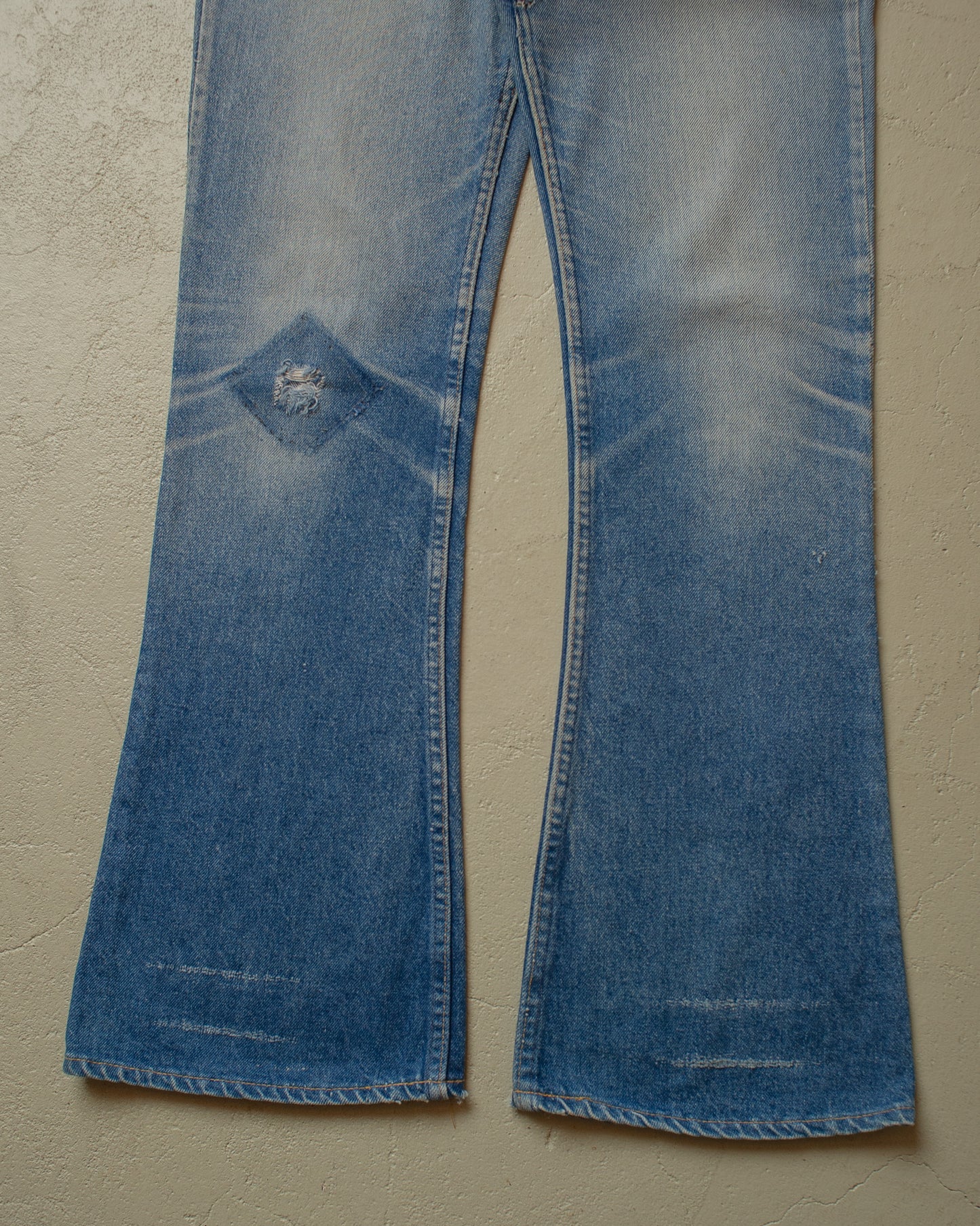 1978 Levi´s 646 Orange Tab Flared Jeans Faded blue - W32/33 L34