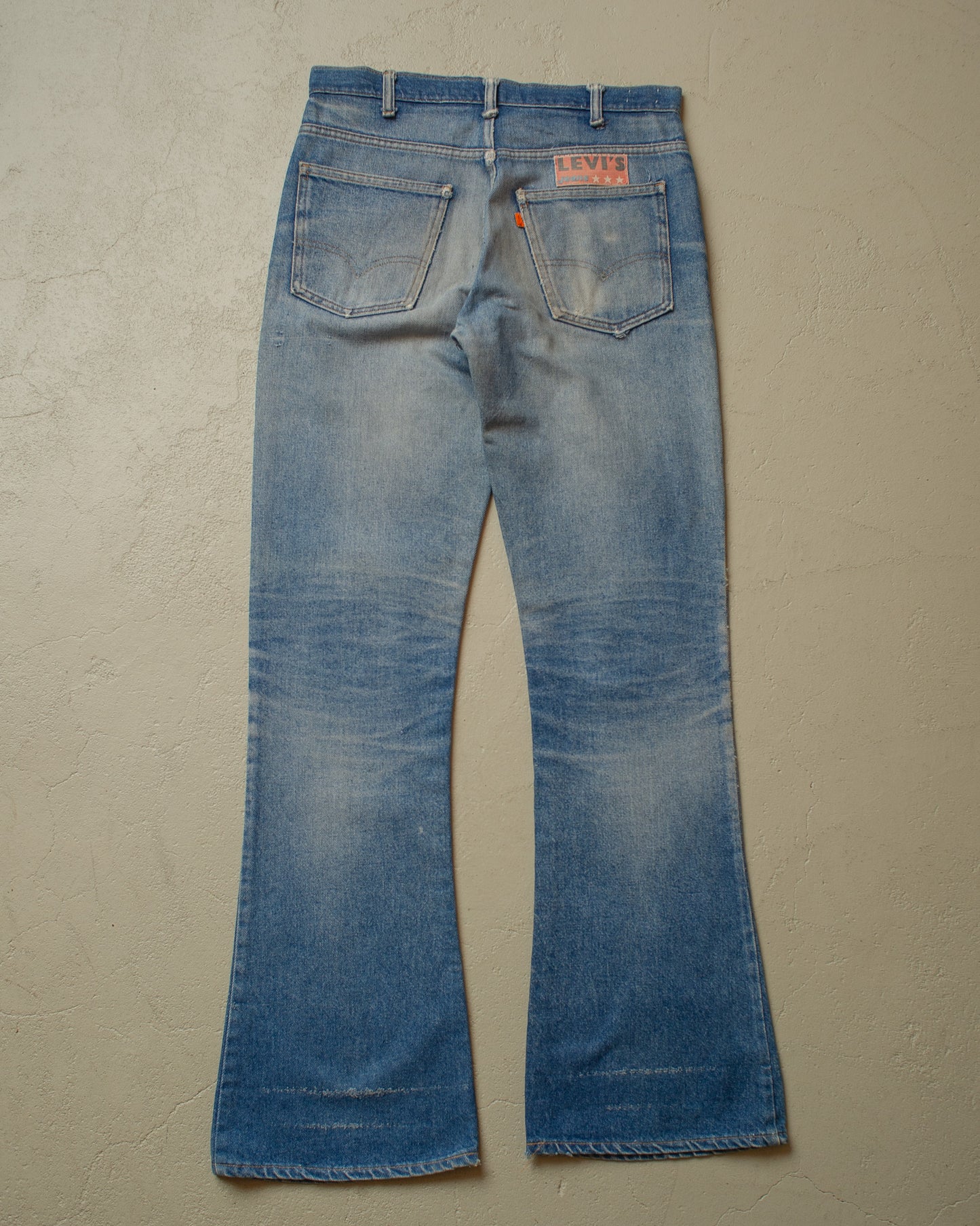 1978 Levi´s 646 Orange Tab Flared Jeans Faded blue - W32/33 L34