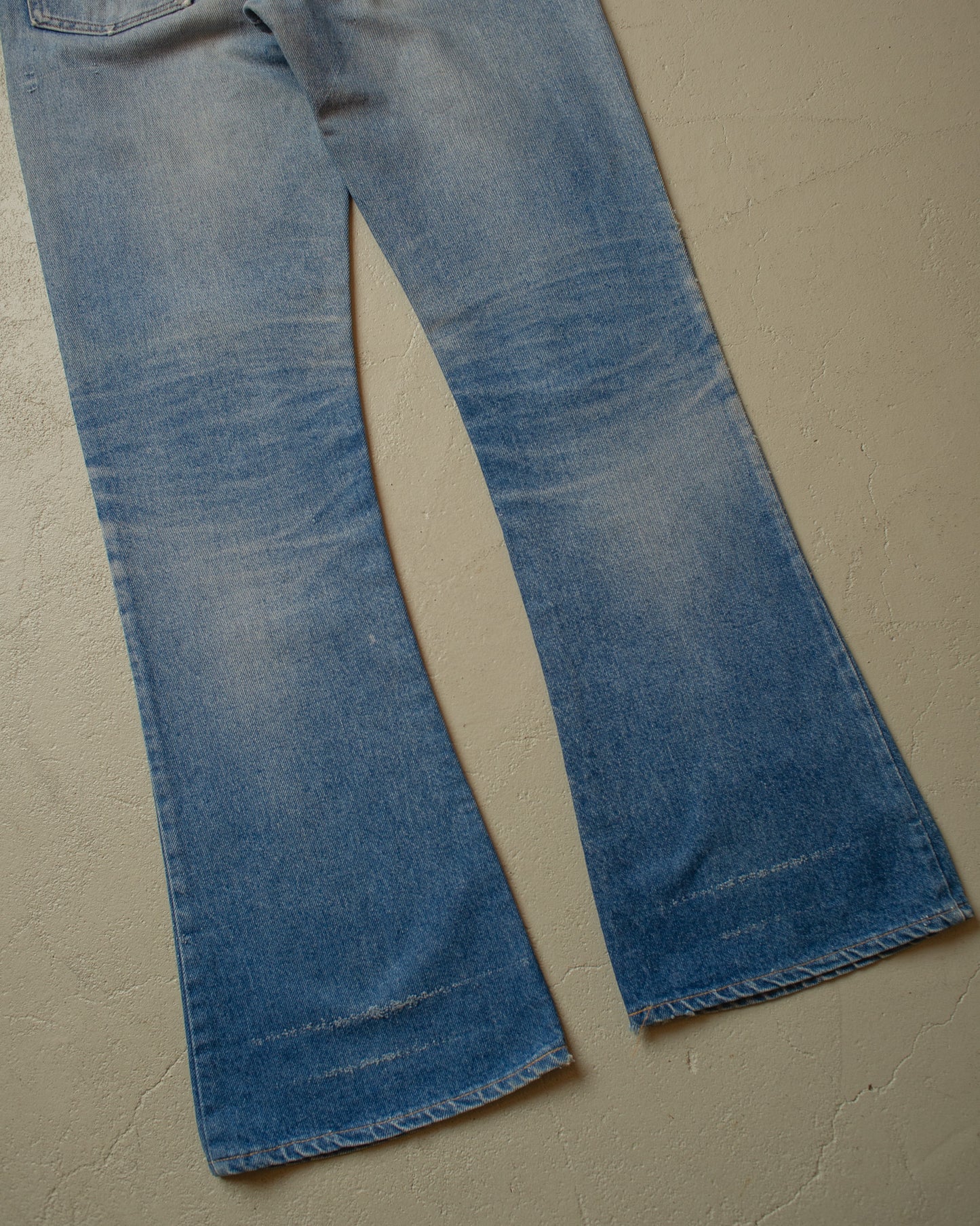 1978 Levi´s 646 Orange Tab Flared Jeans Faded blue - W32/33 L34