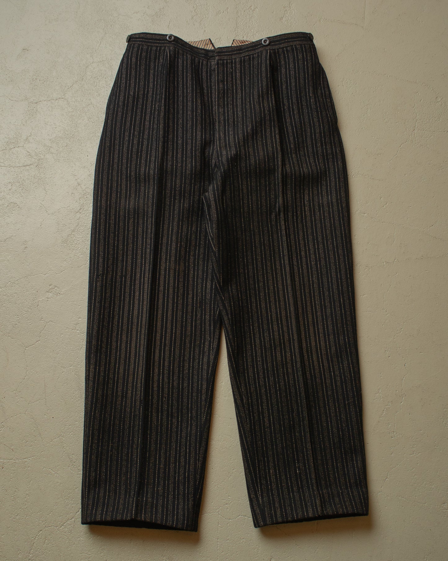 1910s/20s German "Stresemann" striped Morning Pants - W33 L28
