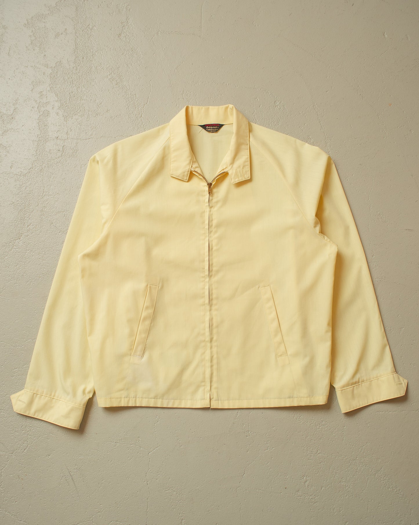 1960s Oakbrook by Sears light Jacket yellow - L/XL